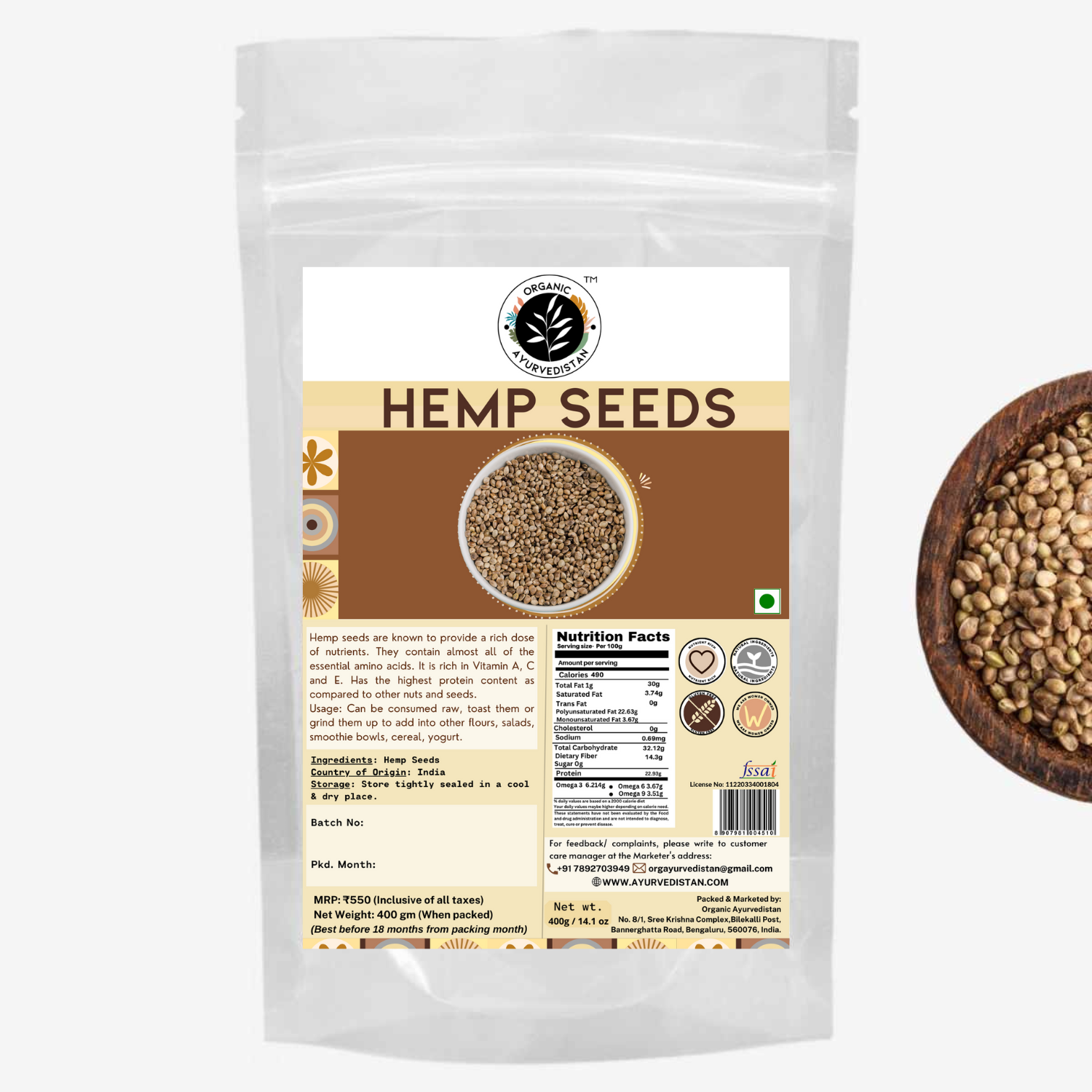 Hemp seeds